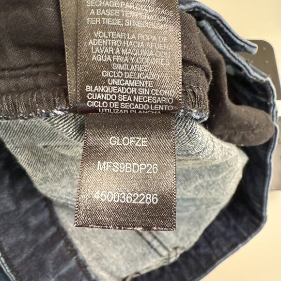 Kenneth Cole Jeans Mens 30x30 Blue Denim Slim Fit Stretch Straight Classic - Picture 12 of 13